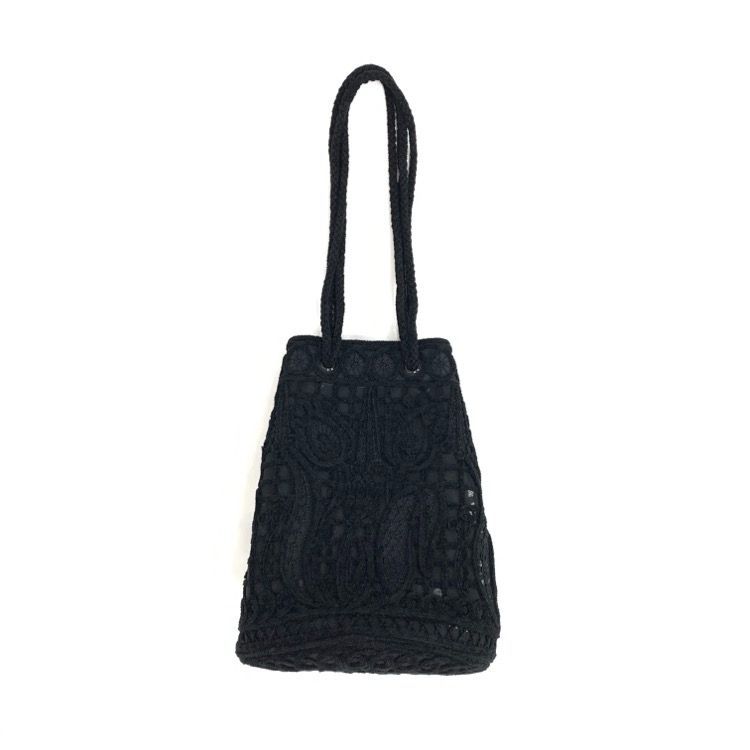 グリーン【新品】Cord Embroidery Bucket Bag Mame kurogouchi