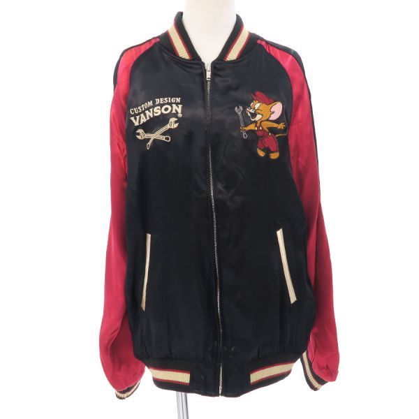 vanson スカジャン XL バンソン スカジャン 黒 M ユニセックス - メルカリ