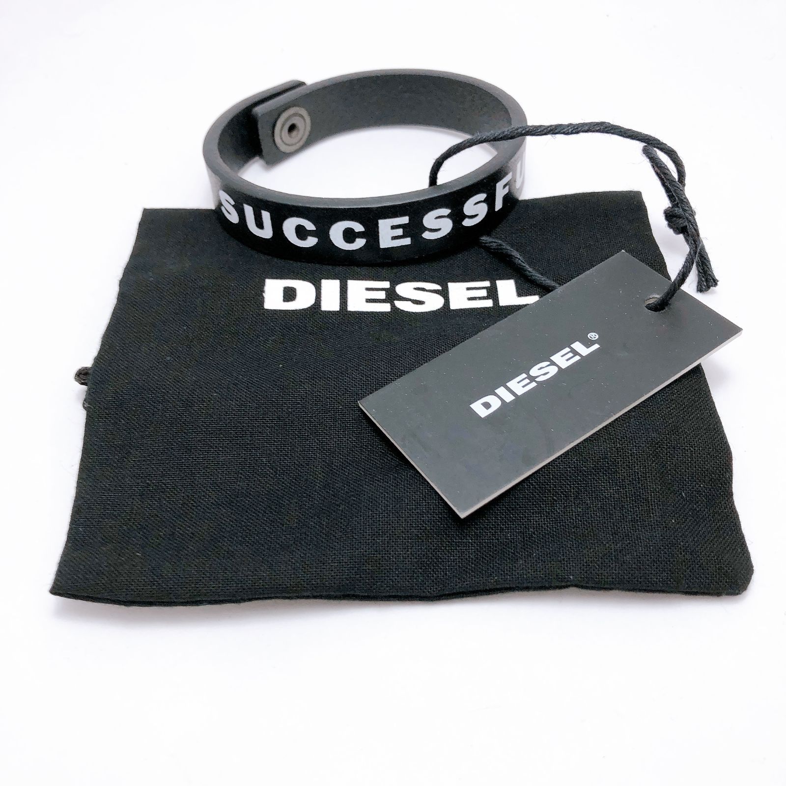 DIESEL ディーゼル メンズ レディース 男女兼用 牛革 本革 ロゴ