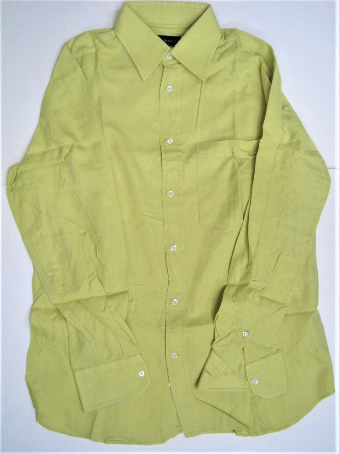 イタリー製 カナーリCANALI 黄緑ベージュの細かい網込みでみごとなうぐいす色 - メルカリShops
