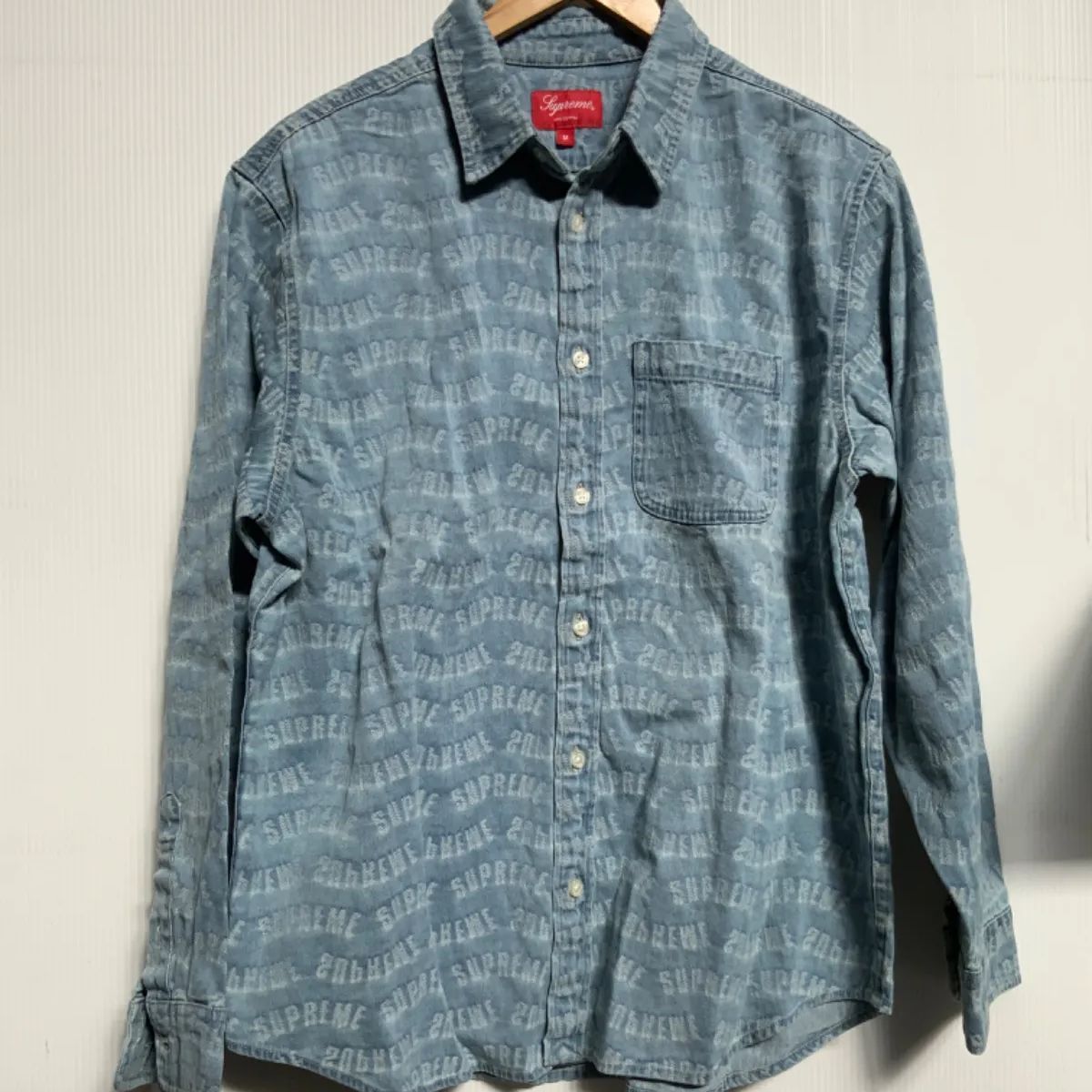 supreme Arc Jacquard Denim Shirt Supreme Arc Jacquard Denim Shirt