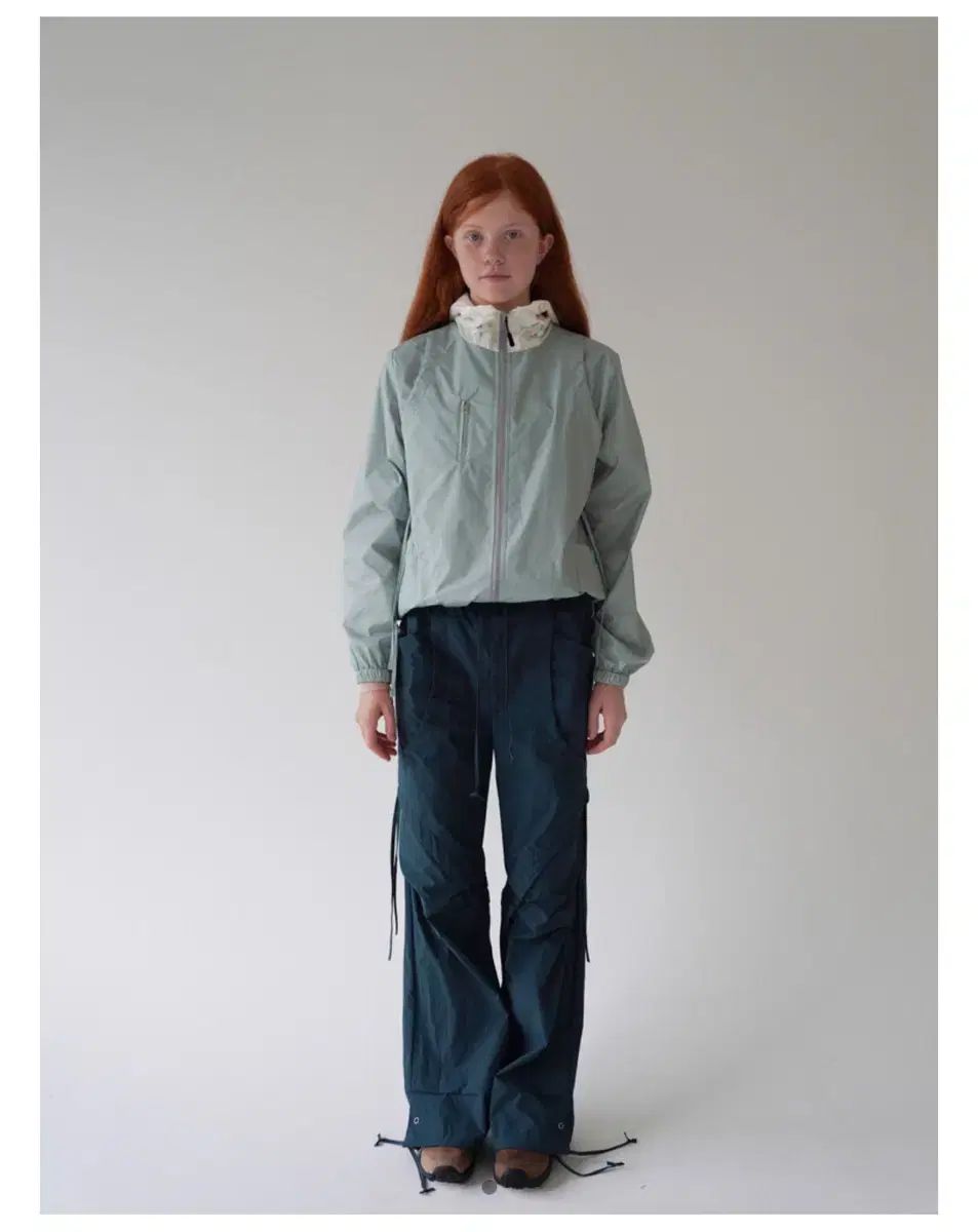 イン-ヤンハーモニー Slope jacket green grey