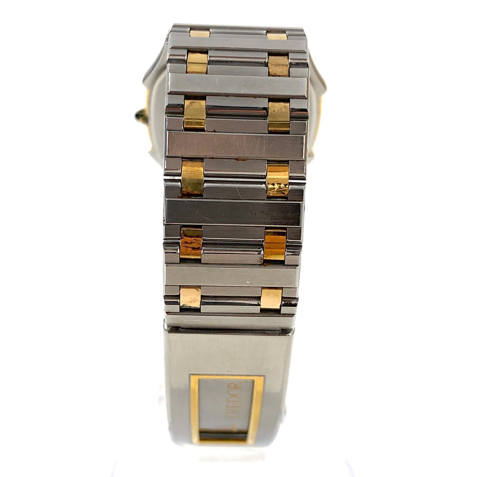 SEIKO セイコー CREDOR クレドール 9570-5170 QZ/SS 18K 刻印 グレー 