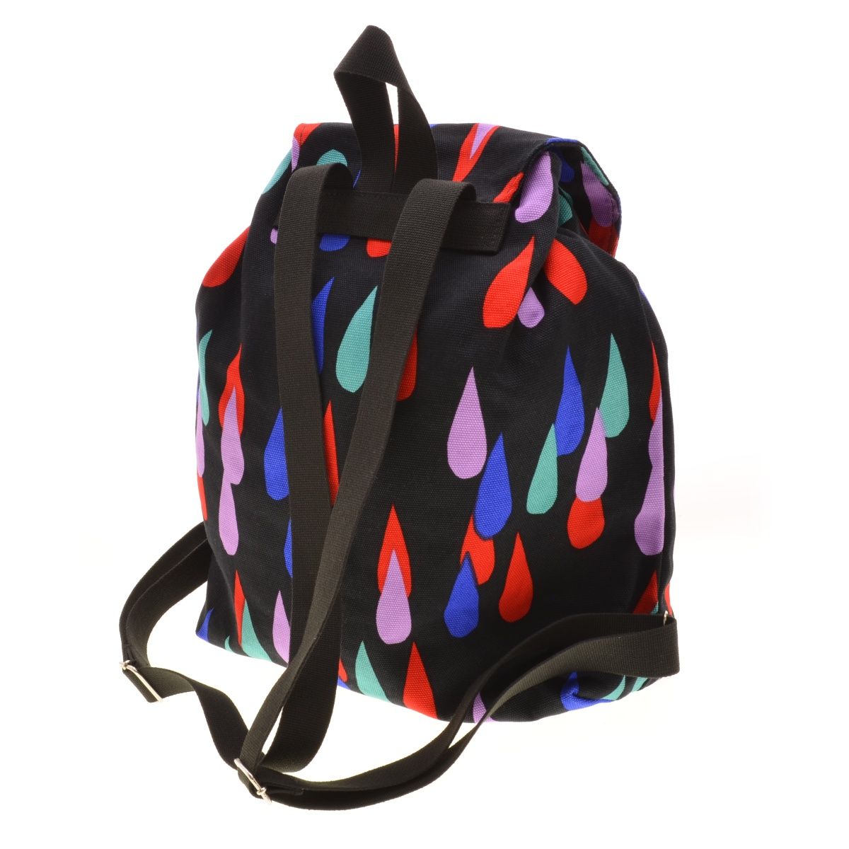 【美品】marimekko マリメッコ　nippu pisaroi リュック MARIMEKKO】NIPPU PISAROI ピサロイ しずく柄 リュックバック