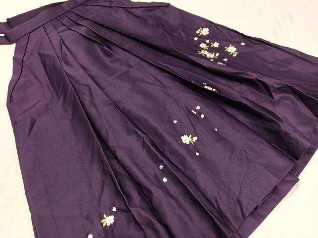 平和屋着物○女性 行灯袴 総刺繍 舞桜文 金糸 洗える着物 DAAW5098ud