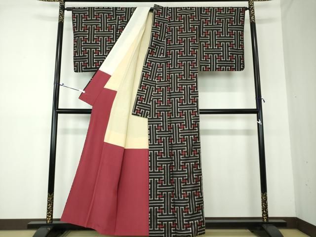 平和屋着物○本場大島紬 龍郷絣 秋名バラ 正絹 逸品 DAAS3134ps - メルカリ 