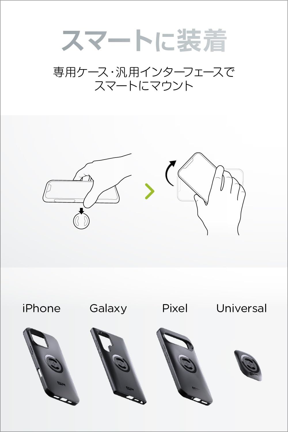 エスピーコネクト SP Connect デイトナ バイク スマホホルダー モトマウントプロ 99490 BRIGHTFACE_UK