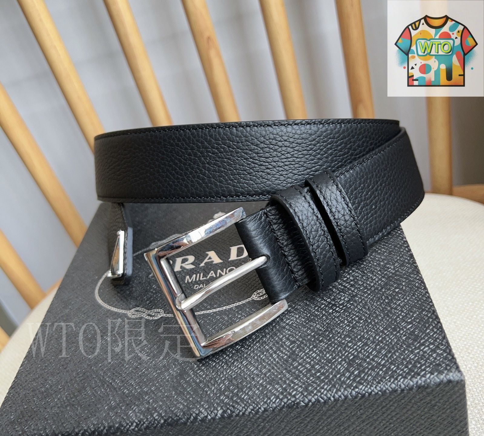 今日特価】PRADA プラダ レザーベルト-3 - メルカリ