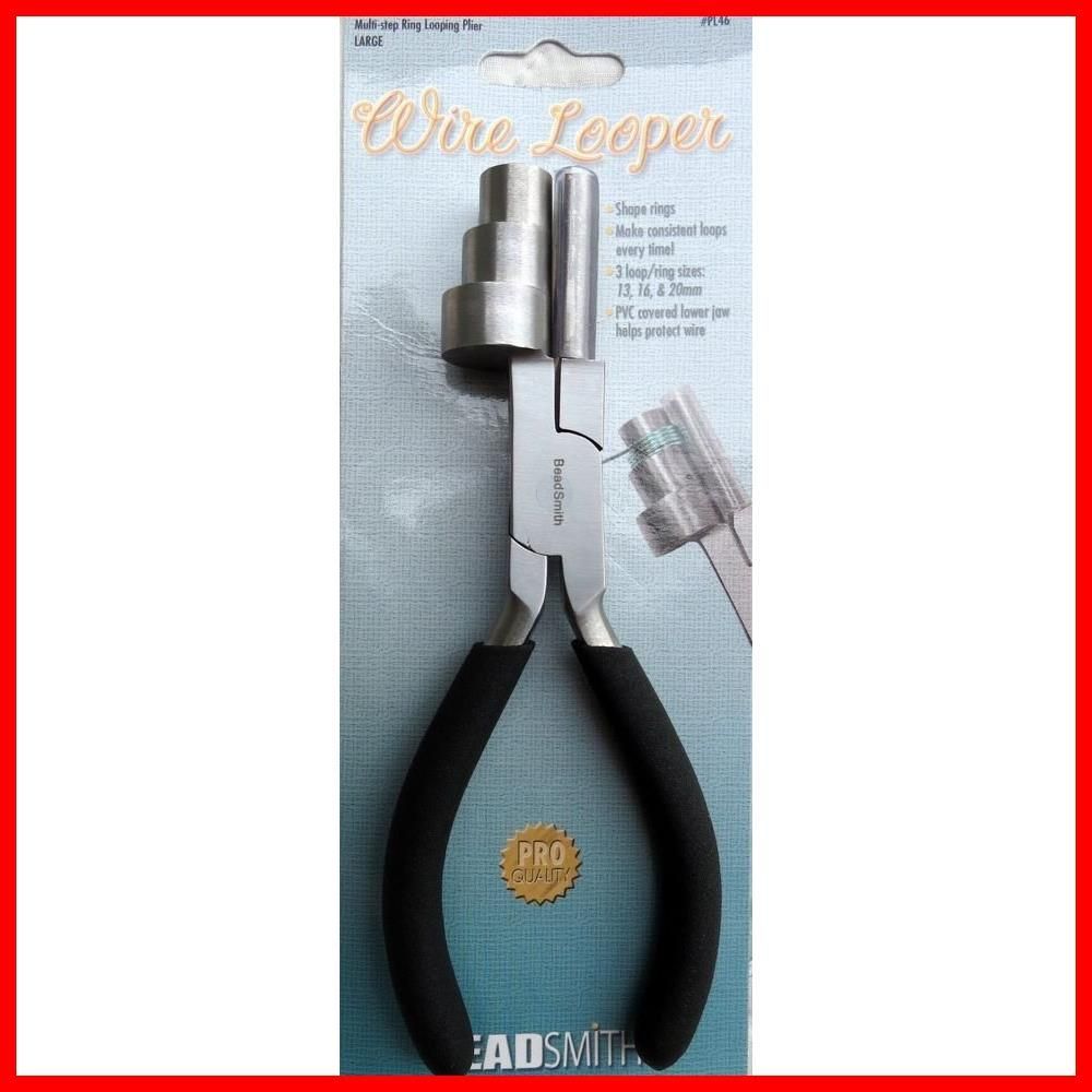 在庫 Beadsmith ワイヤールーパー マルチステップ リングループ用ペンチ 13 16 20mm PL46