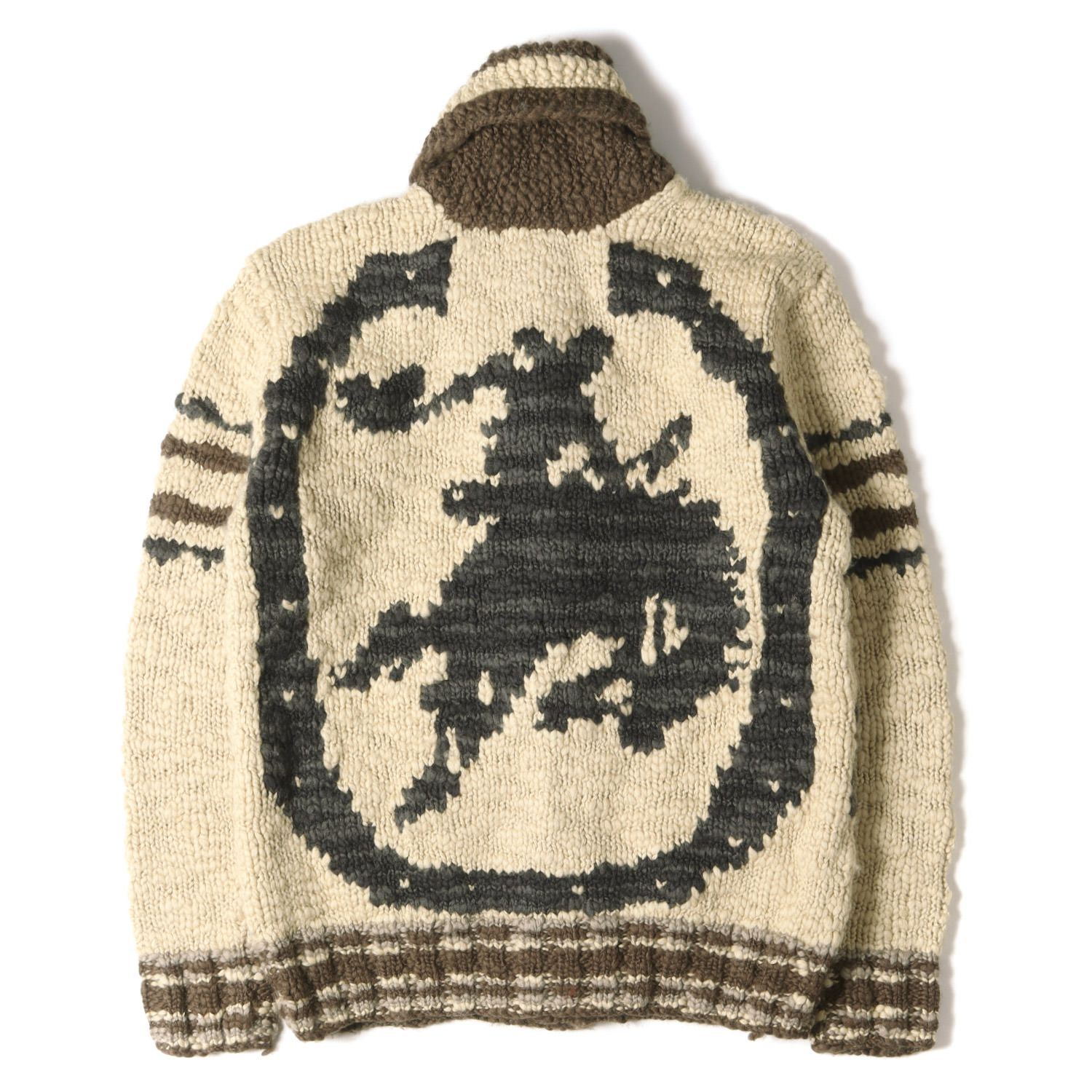 RRL ダブルアールエル サイズ:M ロデオ ハンドニット ショールカラー 