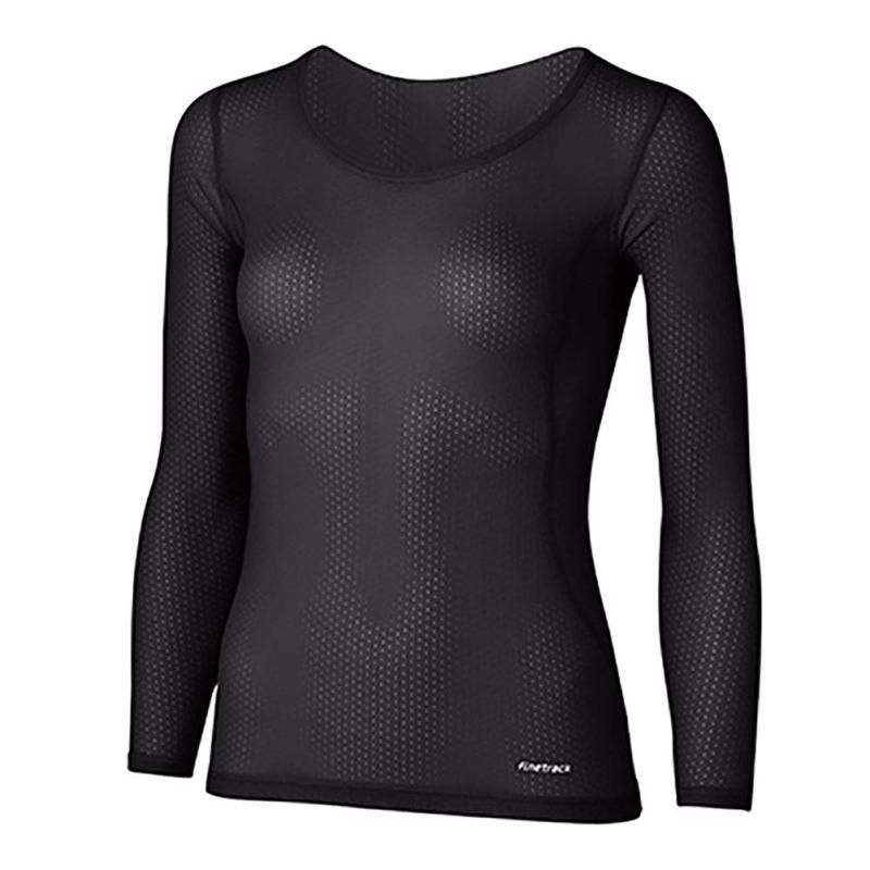 ファイントラック ドライレイヤーベーシックロングスリーブ女性用 FUW0421 ブラック M
