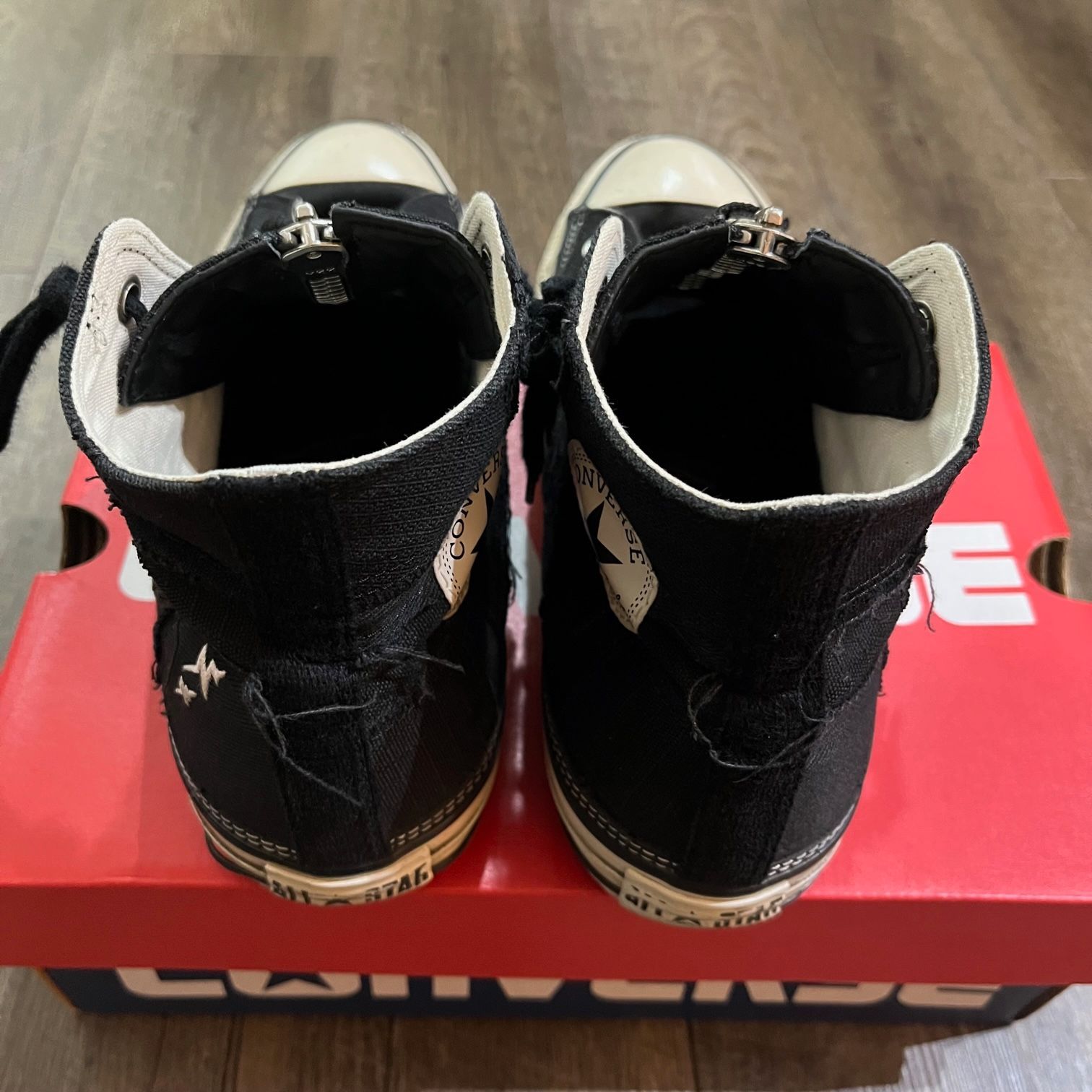 CONVERSE WHIZ LIMITED 1SD384 ALL STAR US HI WLMS ジップ スニーカー