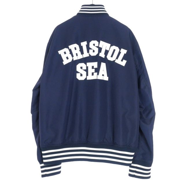 【激レア】FCRB Bristol スタジャン　ナイロンジャケット　ブリストル エフシーレアルブリストル F.C.Real Bristol FCRB × WIND AND SEA 22SS