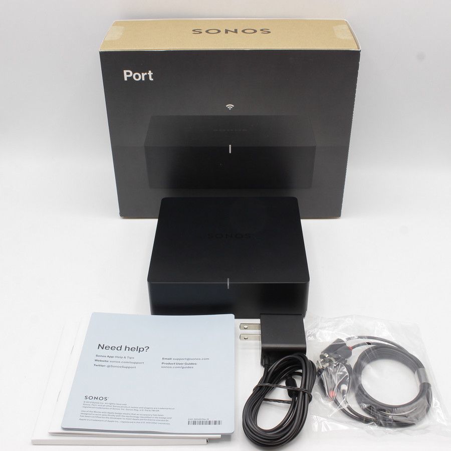 美品】Sonos Port ネットワークオーディオレシーバー PORT1JP1BLK