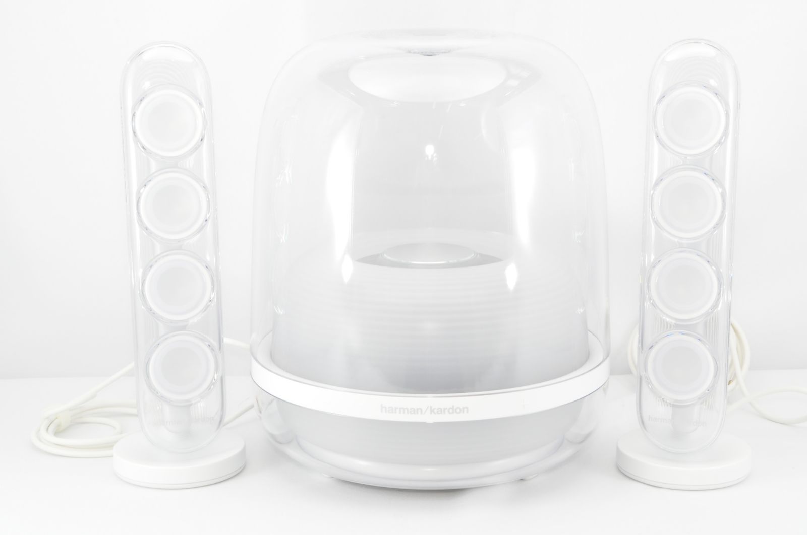 Harman Kardon ハーマンカードン SoundSticks 4 Wireless Bluetoothスピーカー/サブウファー搭載  HKSOUNDSTICK4WHTJN ＃J110 - メルカリ