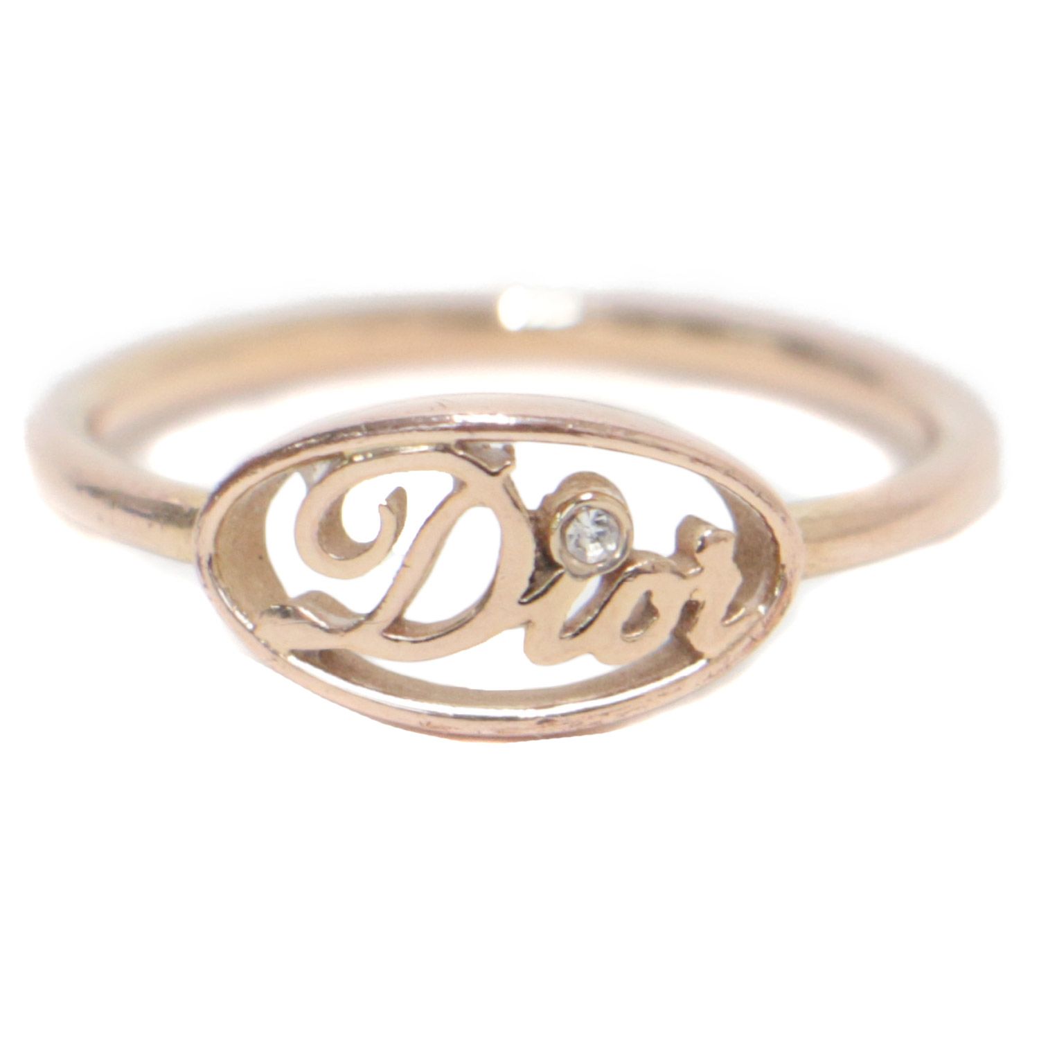 Dior ディオール リング 指輪 ゴールド M 11～12号 ロゴ ライン