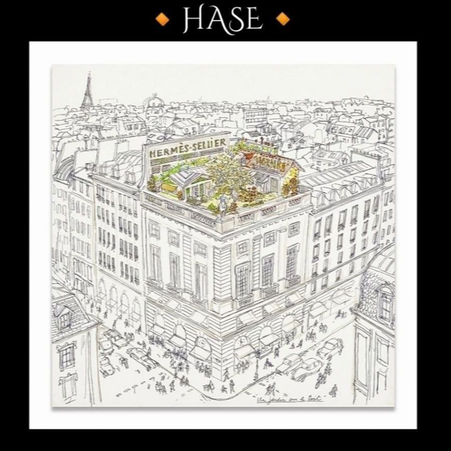 アートポスター サントノレ 屋上庭園 30サイズ ノーフレーム