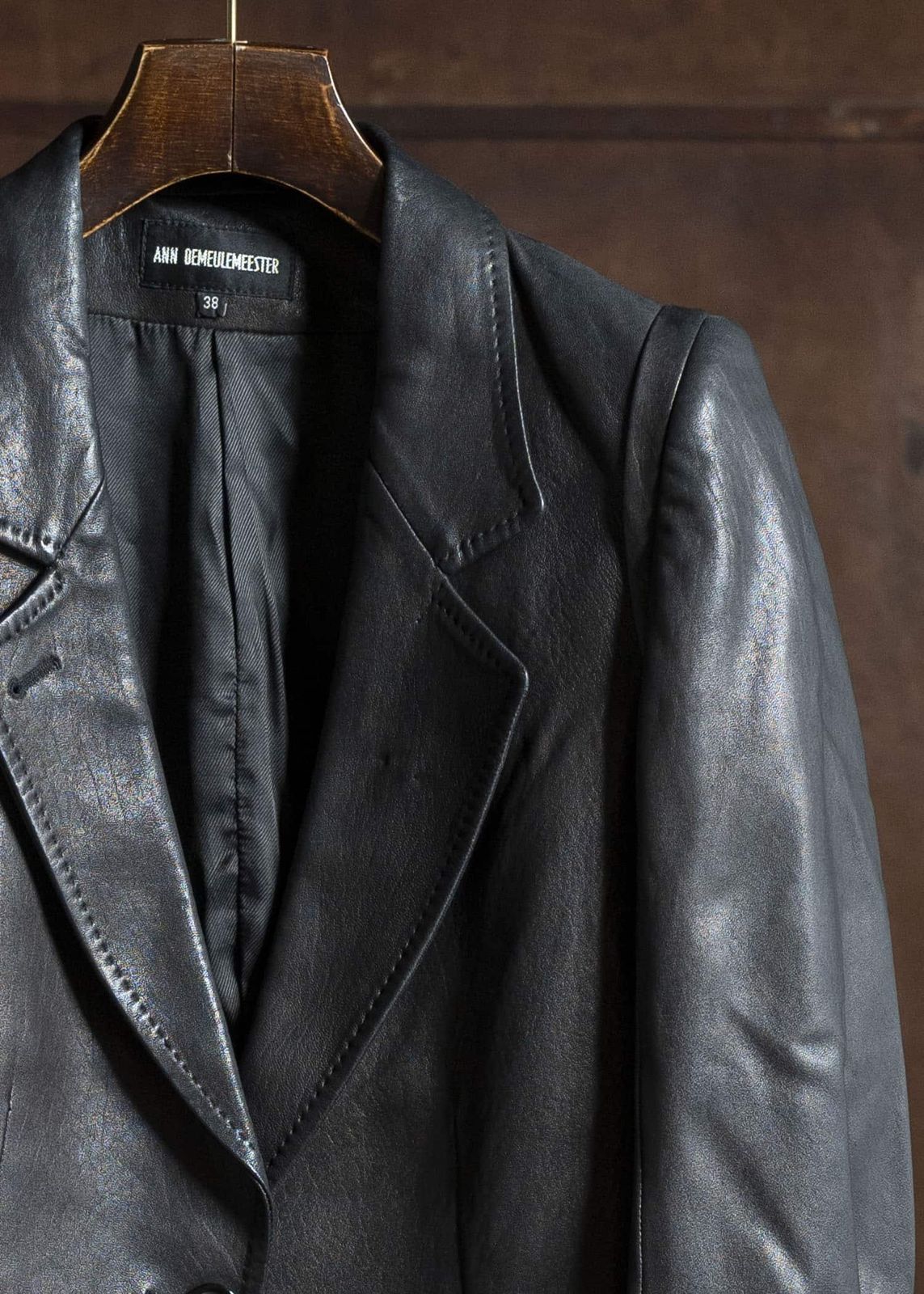 ANN DEMEULEMEESTER アンドゥムルメステール LEATHER J - メルカリ