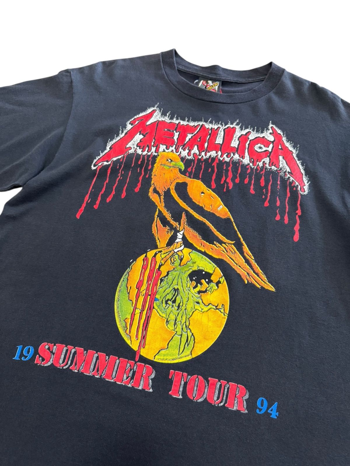 LLICA Tシャツ 90sメタリカ 送料無料 S 90s メタリカ METALLICA Tシャツ VINTAGE 黒 USA製