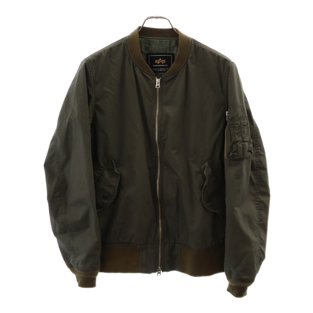 ALPHA INDUSTRIES (アルファ インダストリーズ) URBAN RESEARCH ID別注 MA-1 フライトジャケット カーキ TA1007-8149