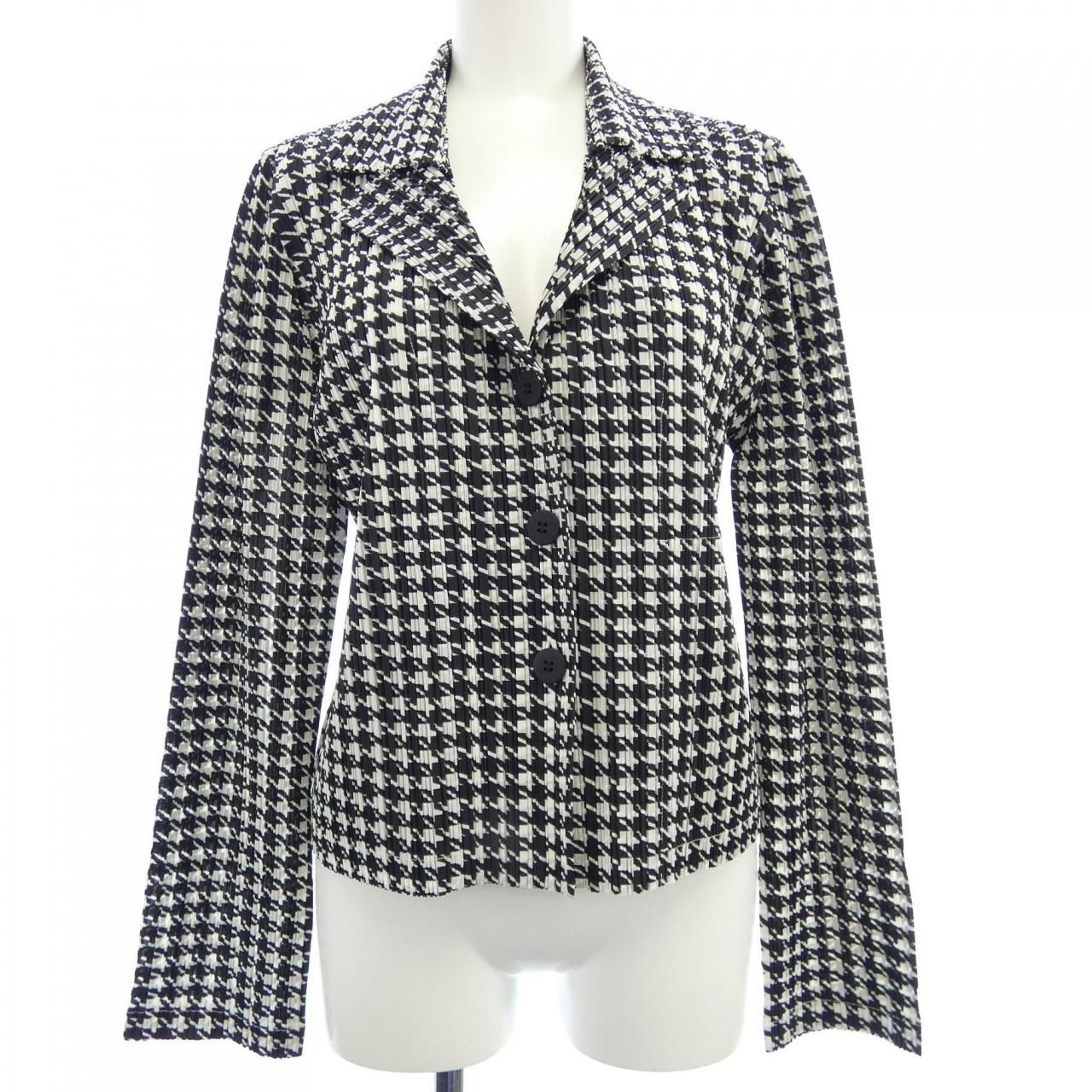 プリーツプリーズ PLEATS PLEASE 2010 千鳥格子 PP01-JD851 7565022 ジャケット
