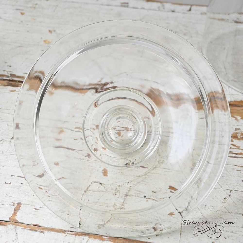 IKI-560 アメリカヴィンテージ ガラスジャー ピーナツバター お米入れ