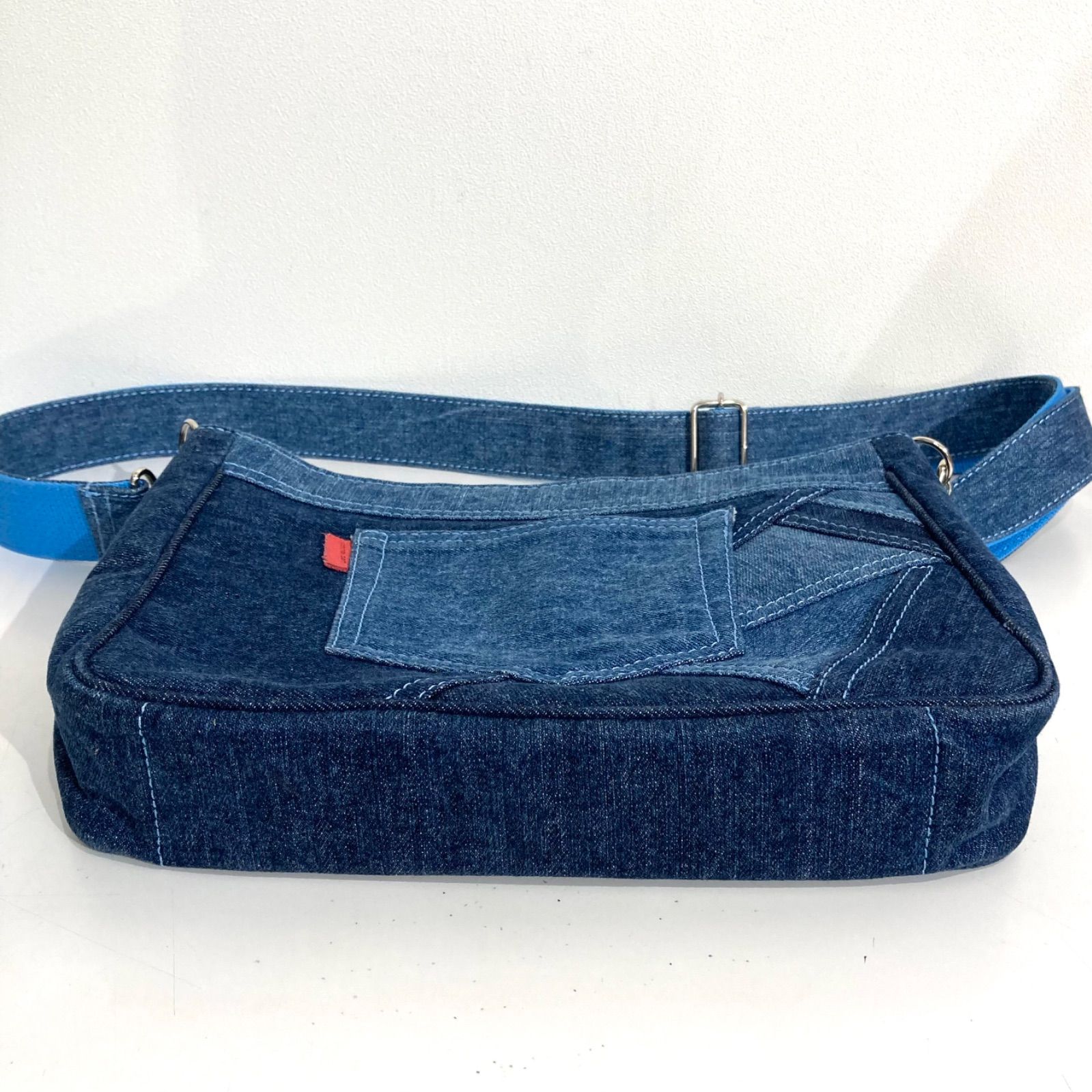 ichinoi イチノイ 京都一の井 リメイクデニム ショルダーバッグ パッチ