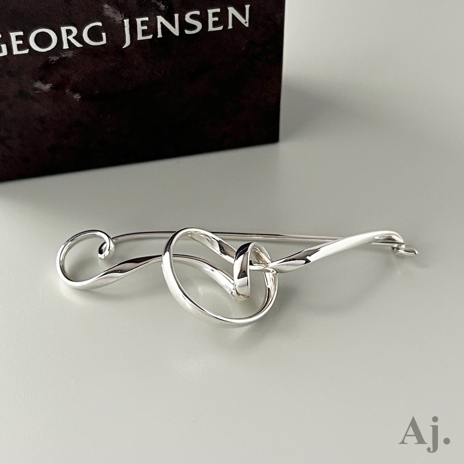 ジョージジェンセン ブローチ 384 フォーゲットミーノット 忘れな草 TORUN ヴィヴィアンナ トールン AG925 Georg Jensen