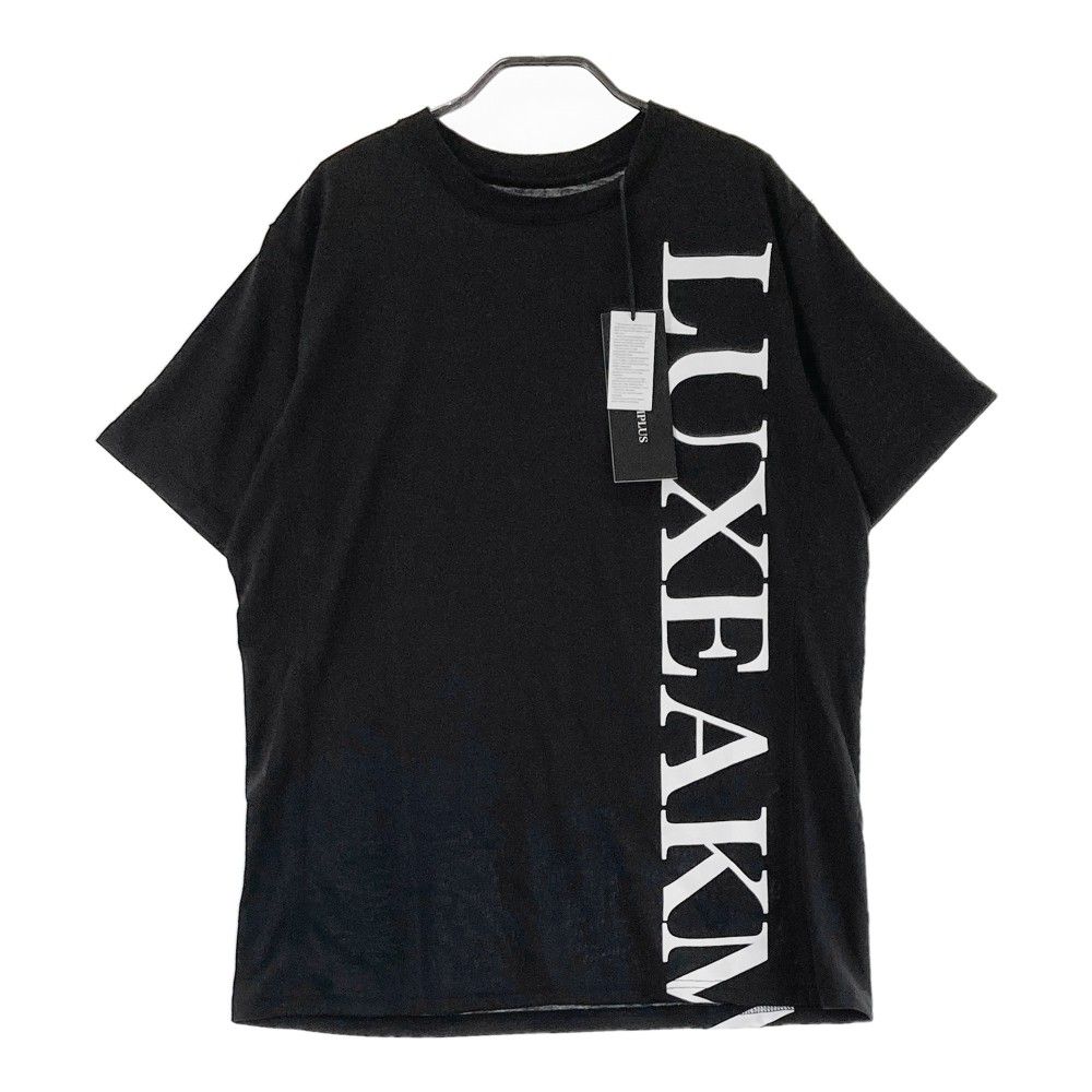 サイズ：XL LUXEAKMPLUS リュクスエイケイエムプラス 2023年モデル 半袖Tシャツ  ブラック系 [240101317861]# ゴルフウェア メンズ ストスト