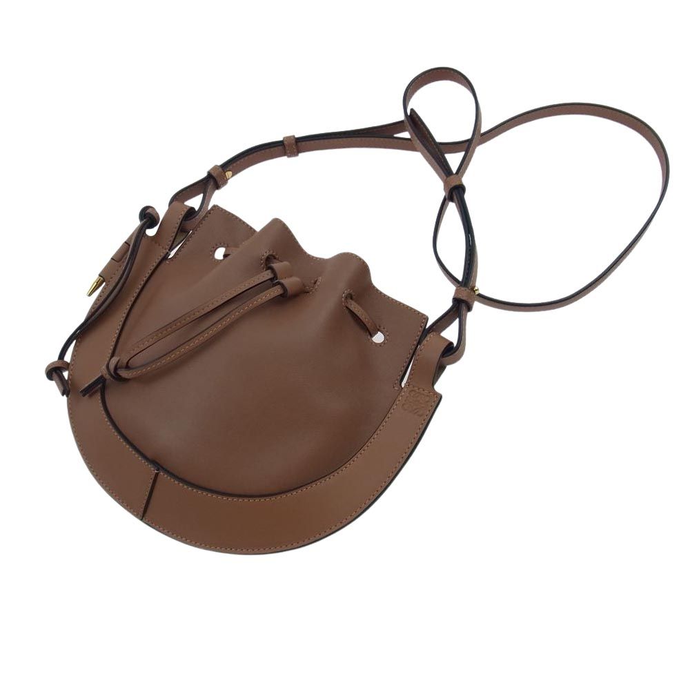 LOEWE ロエベ ショルダーバッグ ホースシュー カーフ タン ショルダー 
