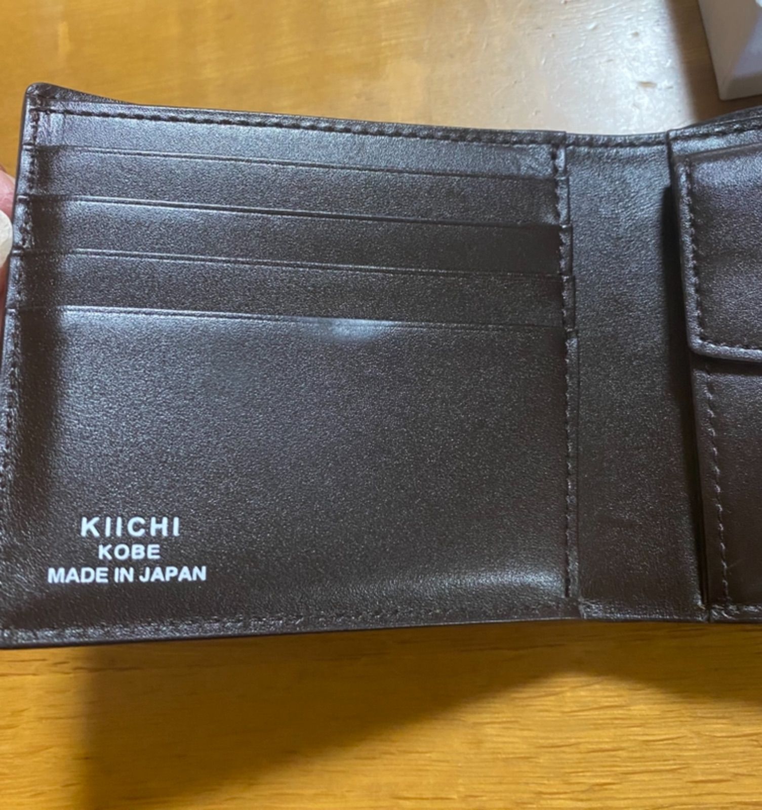 Kiichi KOBE キイチ 二つ折り財布 赤【美品】 - メルカリ