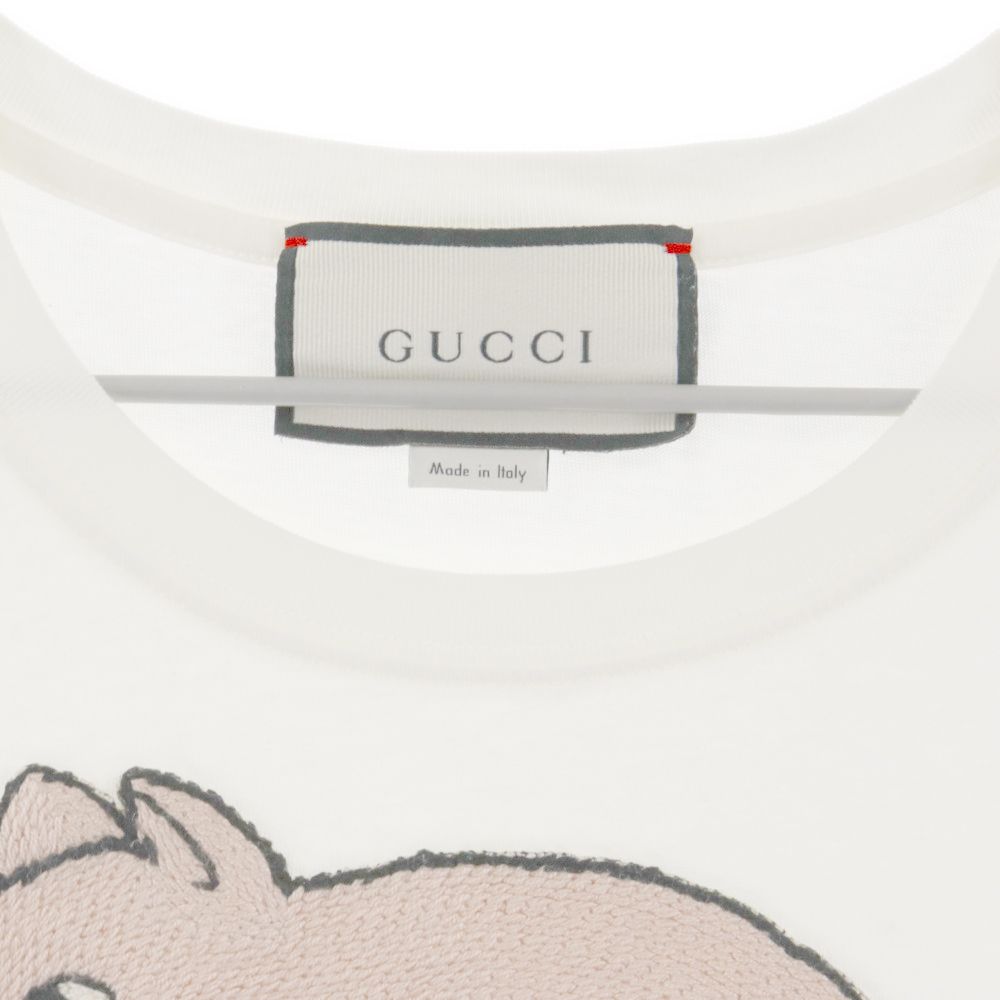 GUCCI (グッチ) 21SS EQUILIBRIUM ピッグ 半袖Tシャツ カットソー 615044 XJCRI ホワイト - メルカリ