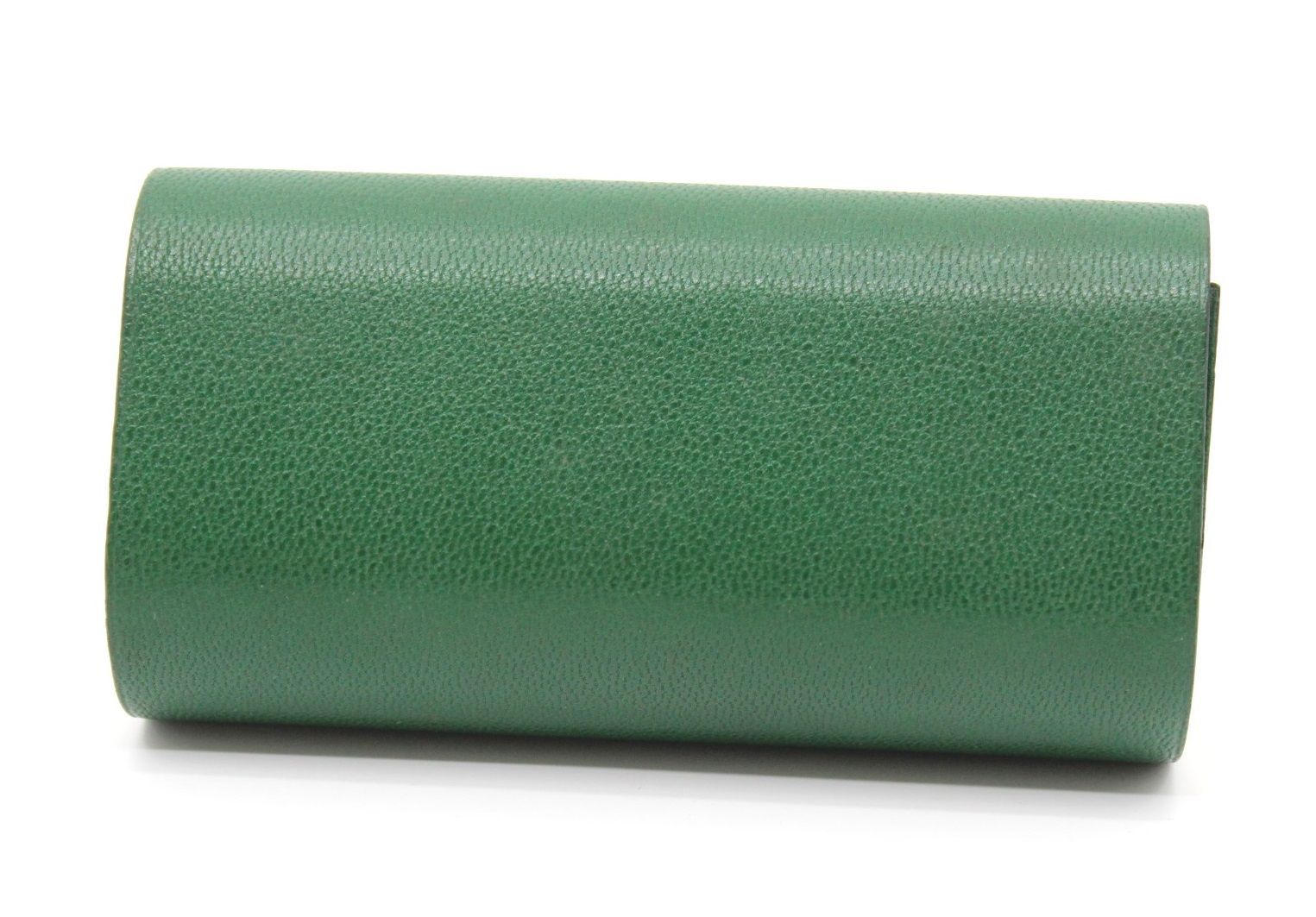 エルメス カイエルーレ ロール ノートカバー 緑 グリーン シルバー金具 ペーパー メモ帳