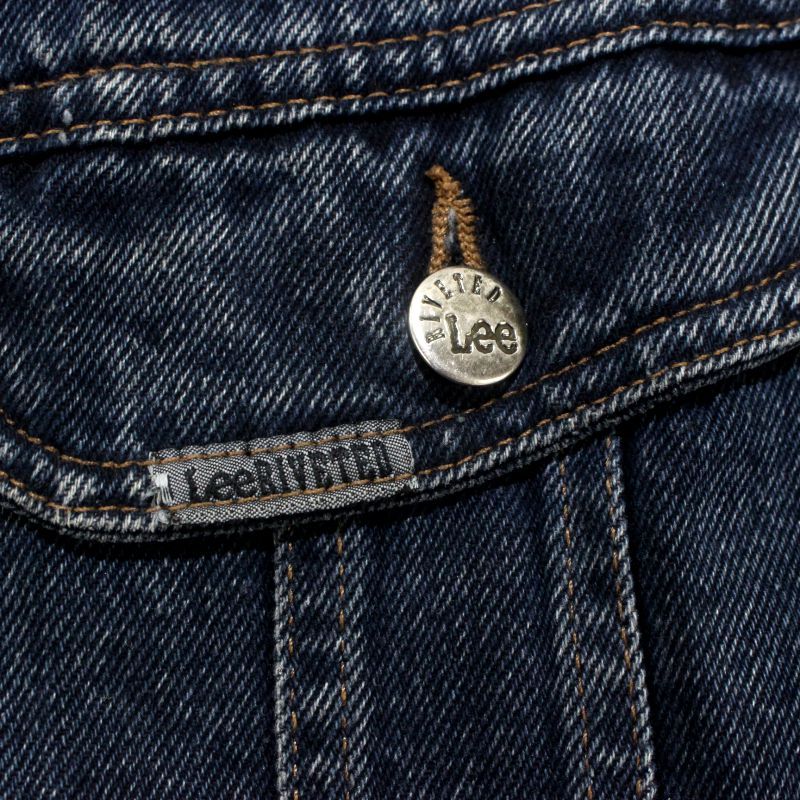 90s vintage Lee 裏地ブランケット デニムジャケット メンズ 表記XXL