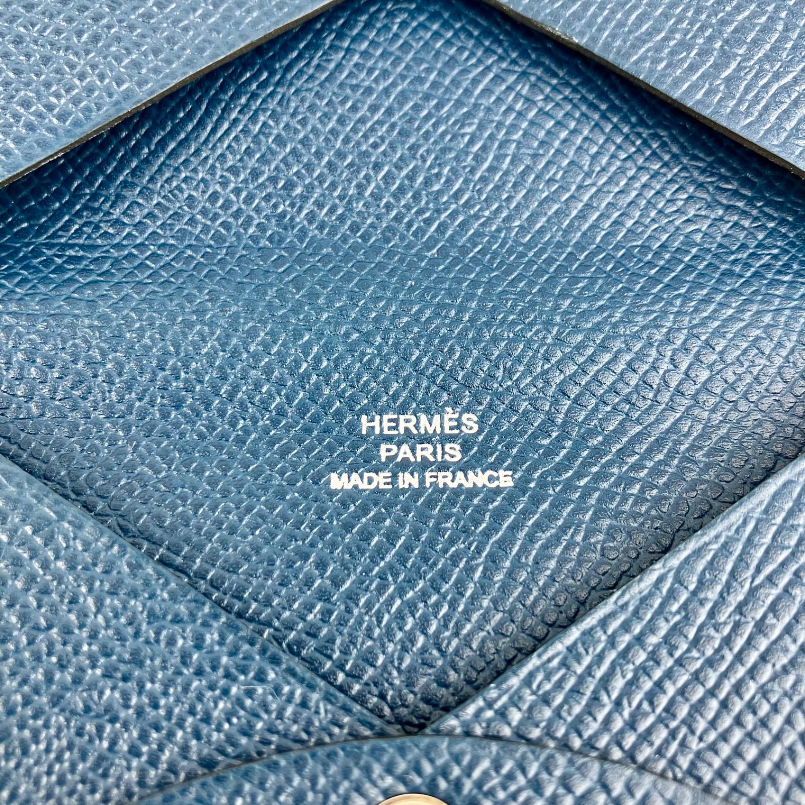 レア【未使用レベル】 HERMES エルメス カルヴィ 名刺入れ カード 