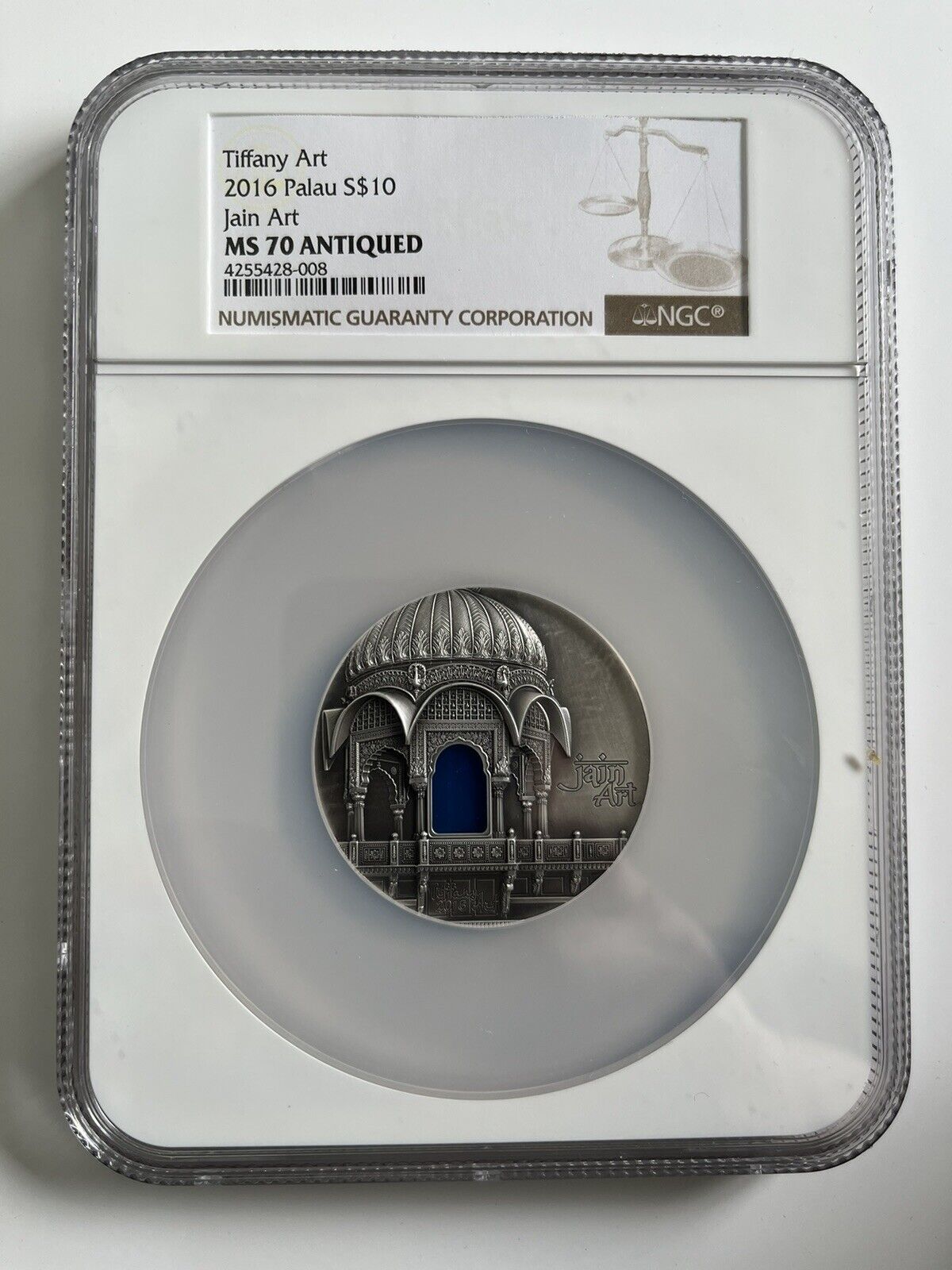 Palau 2016 Tiffany Jain Art 10 Dollars NGC MS70 2oz Silver Coin BU