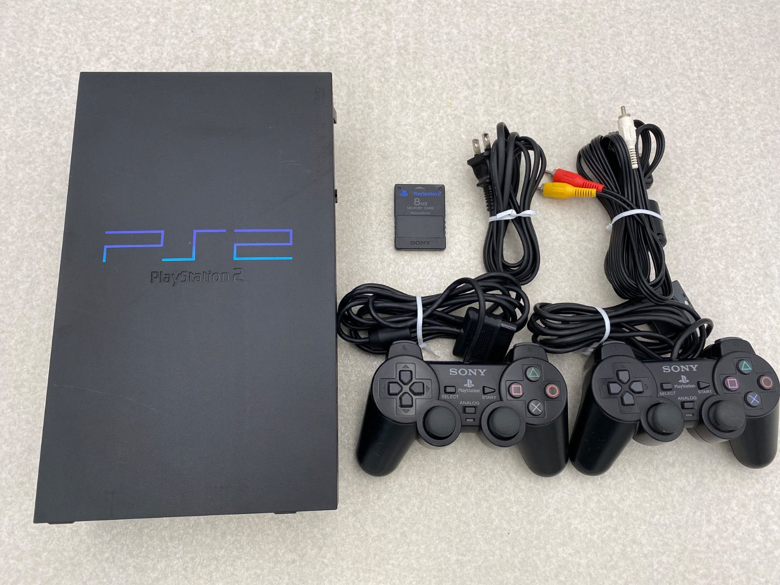 PS2SCPH-10000本体一式+コントローラー PS2 プレステ2 SCPH-10000 本体 コントローラ ケーブル セット - メルカリ
