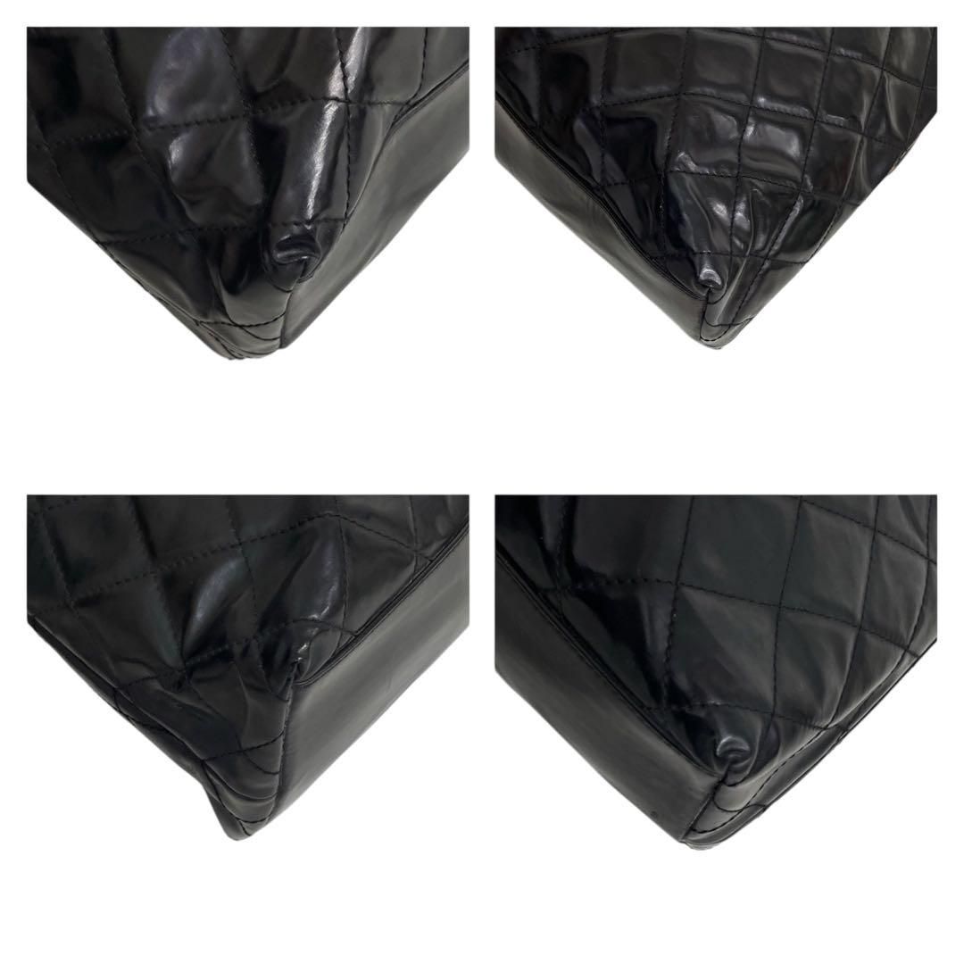 極美品 CHANEL シャネル マトラッセ チェーントート トートバッグ