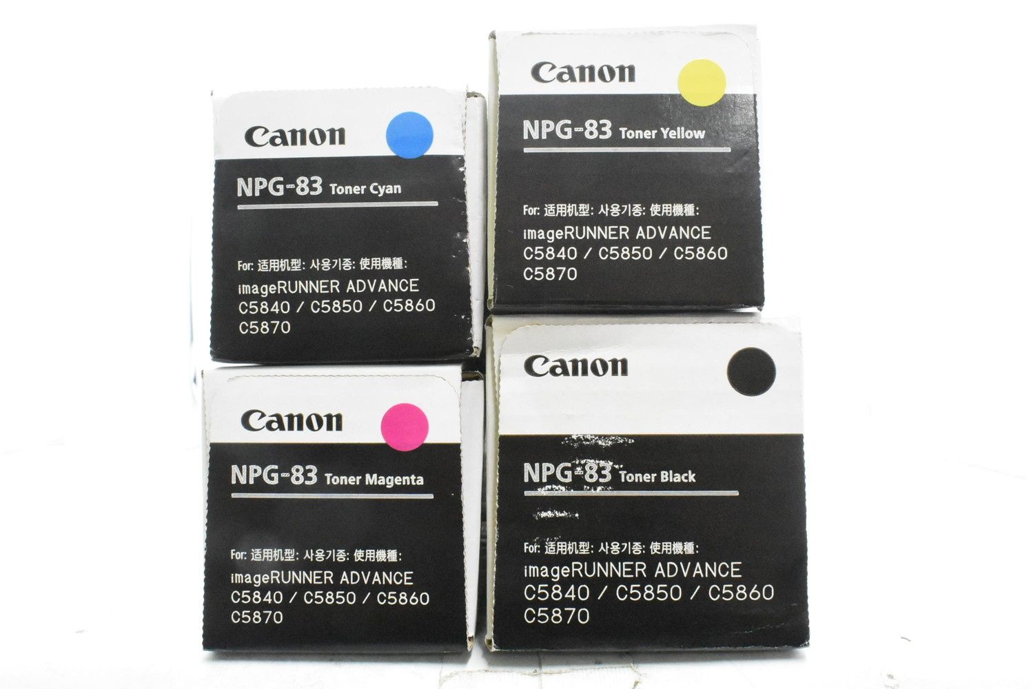 ♥ CANON 純正 トナー NPG-83 4色 シアン マゼンタ イエロー ブラック キャノン ITZ634Y88DLG-D-N47-byebye