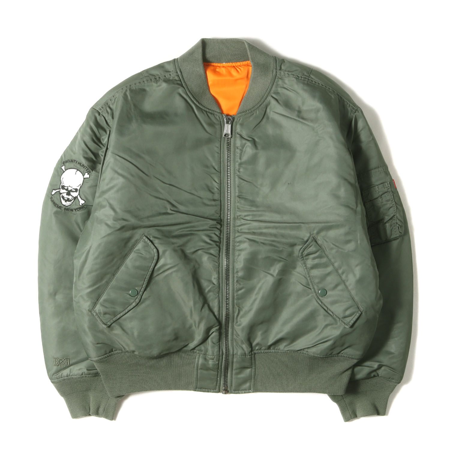 Supreme Bounty Hunter Ma-1 Jacket Olive