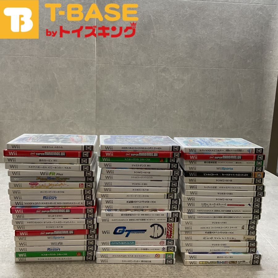 任天堂/Nintendo/ニンテンドー Wii ファミリーフィシング ドンキーコングリターンズ マリオスポーツミックス マリオカートWii  等 ソフト 50点以上セット 任天堂/Nintendo/ニンテンドー Wii ファミリーフィシング