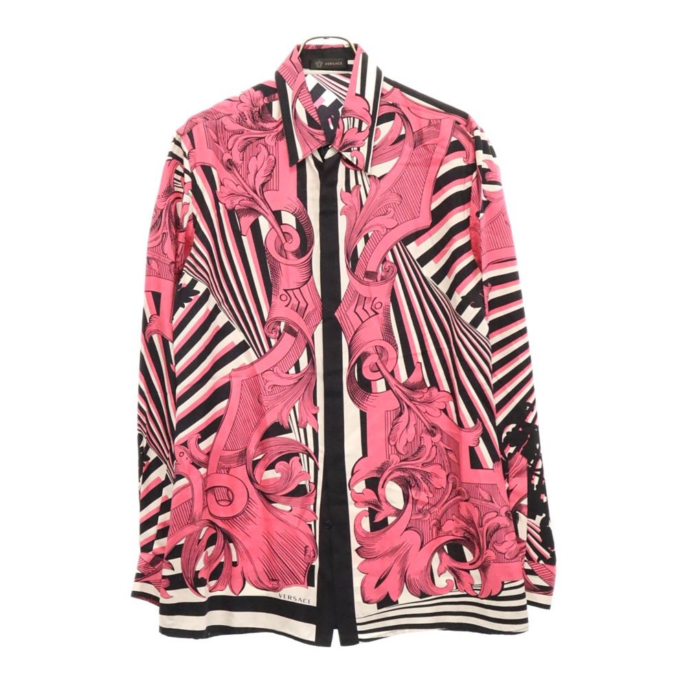 VERSACE (ヴェルサーチ) Silk Dress Shirt メデューサ バロック