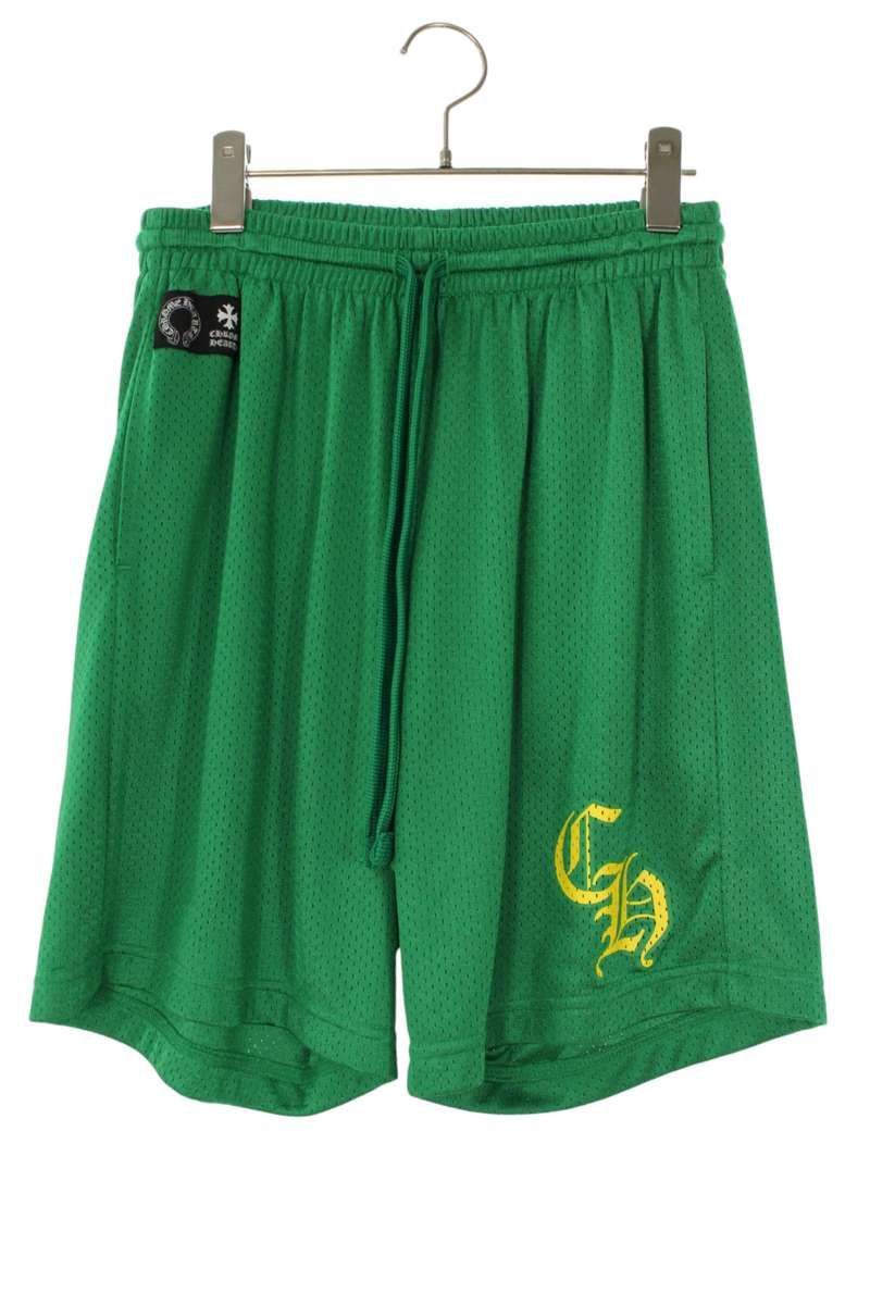 クロムハーツ MESH VARSITY SHORTS CHプリントメッシュハーフパンツ メンズ M