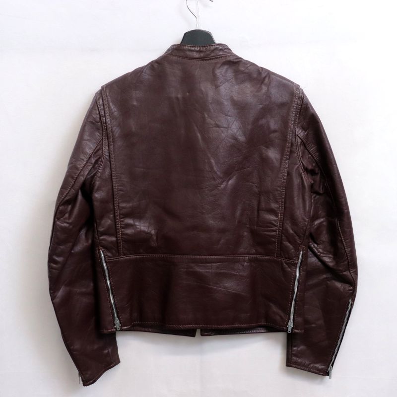 70s vintage ブルックス BROOKS シングルライダースジャケット メンズ