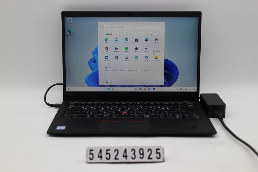 Lenovo ThinkPad X1 Carbon 7th Gen Core i5 8365U 1.6GHz/16GB/256GB(SSD)/14W/FHD(1920x1080)/Win11 【545243925】