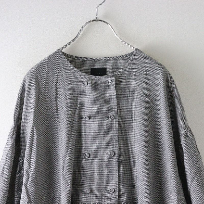  タンディ TANDY オオカミトフクロウ オオカミとハリネズミのエクリュワンピース ｜グレー ノー ダブルボタン その他 その他