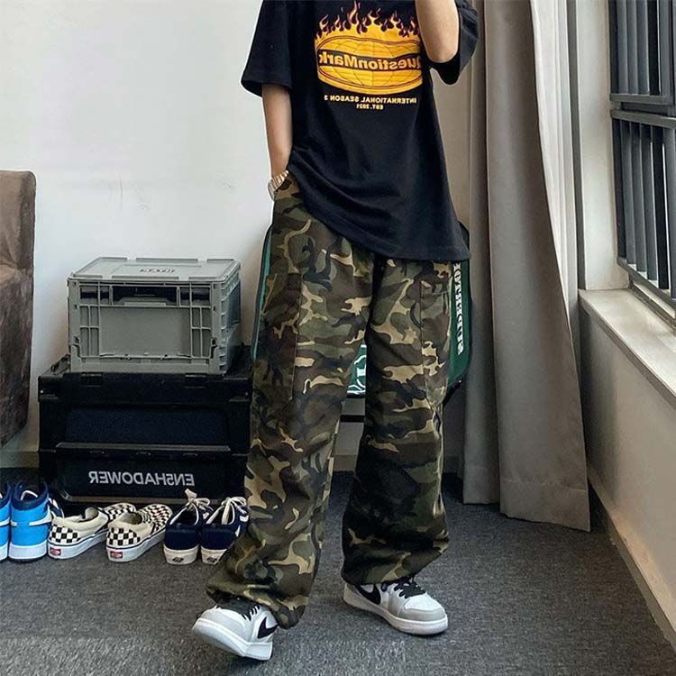 カーゴパンツ 迷彩 パンツ ミリタリー HIPHOP メンズ 韓国 n2399 楽天市場】カーゴパンツ 迷彩パンツ 迷彩パンツ コットン S-3XL