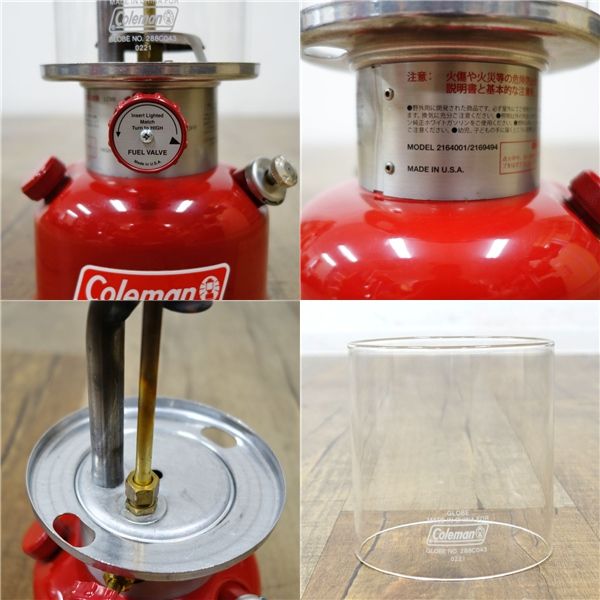 Coleman ワンマントルランタン 2164001 レッド ワンマントルランタン(レッド)の通販｜キャンプ用品のコールマン