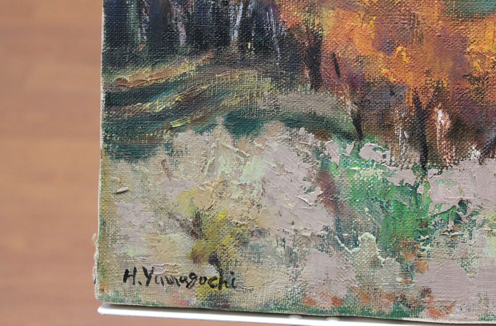 山口 大『北の風景』油彩画 絵画 - メルカリ