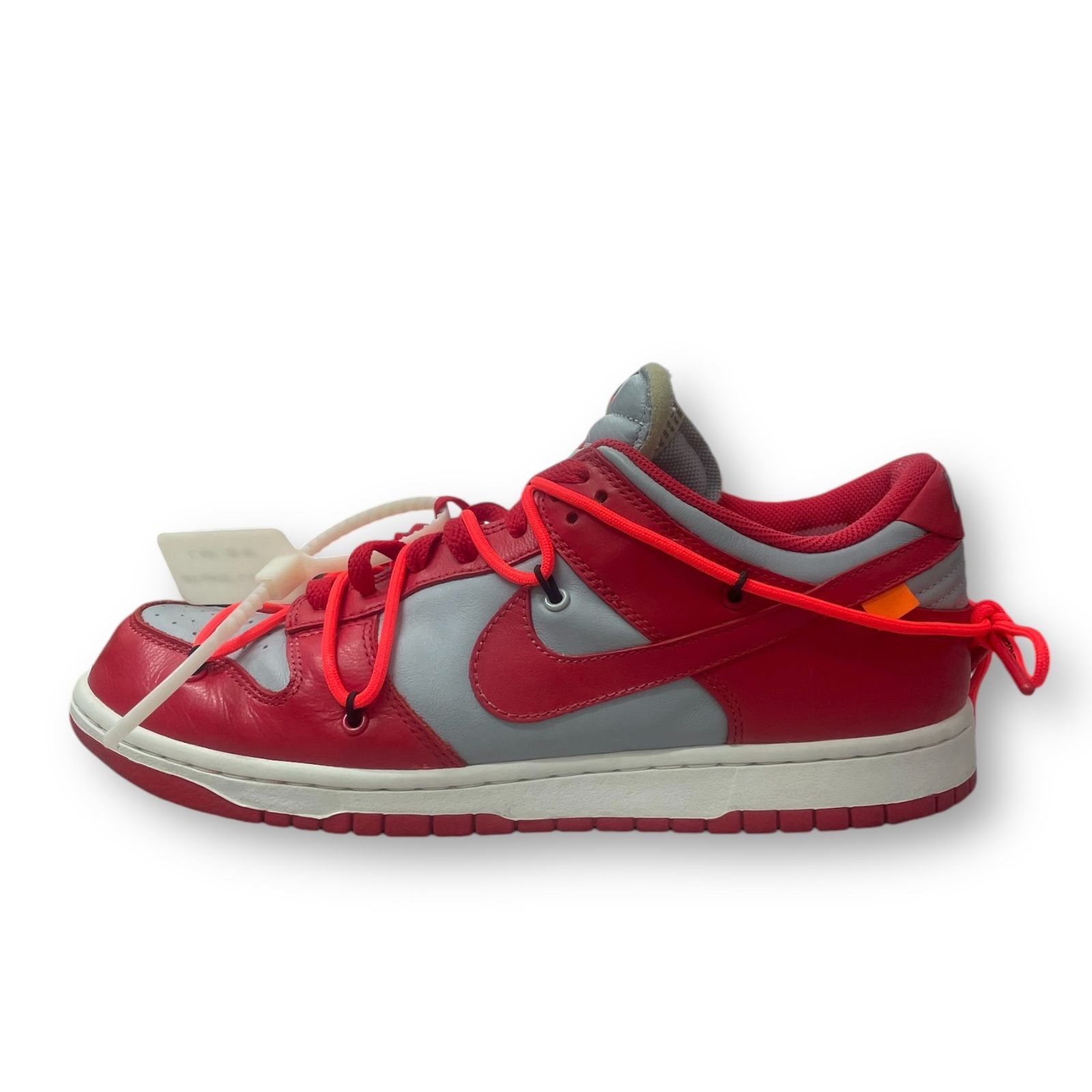 国内正規 Off-White Nike Dunk Low University Red/Wolf Grey CT0856-600 コラボ ダンク  スニーカー ナイキ オフホワイト 28.5cm 77808A1 - メルカリ